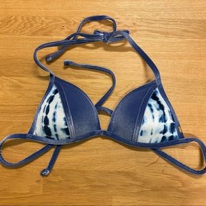 Victoria’s Secret PINK Velvet Bikini Top - L